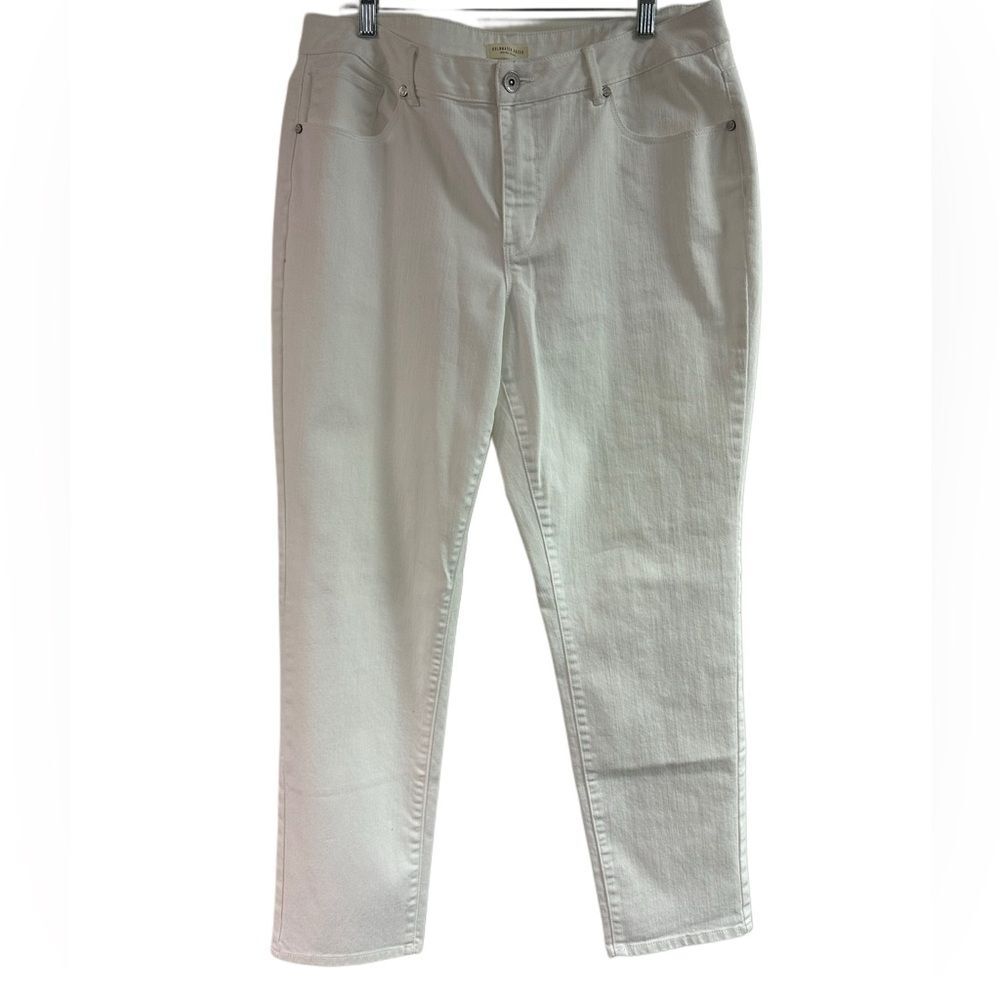 Coldwater Creek White Denim Jeans Size 16